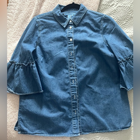 Draper James denim shirt - Picture 2 of 4